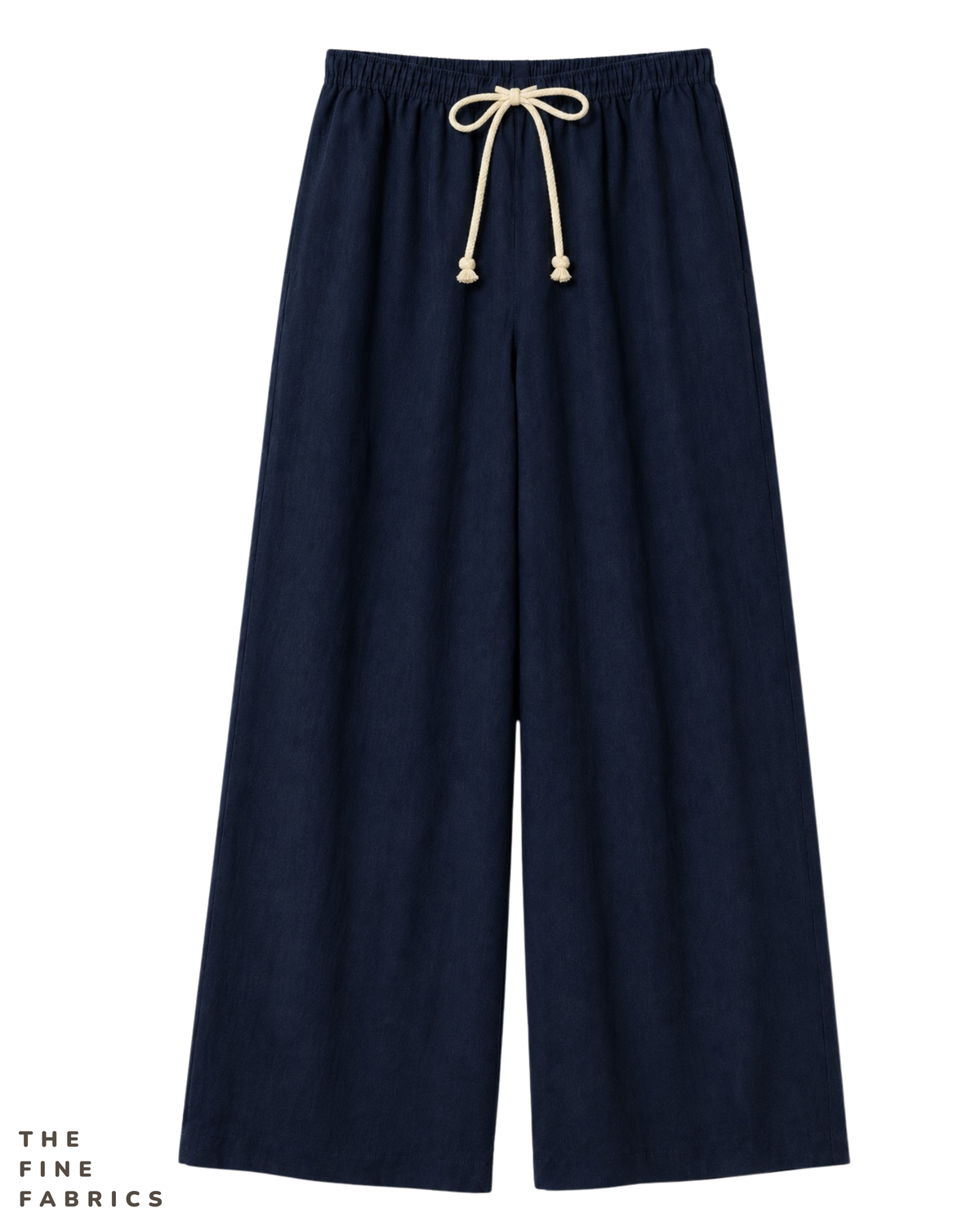 Wide-Leg Trousers Atlantic Navy Blue